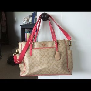 Coach diaper bag